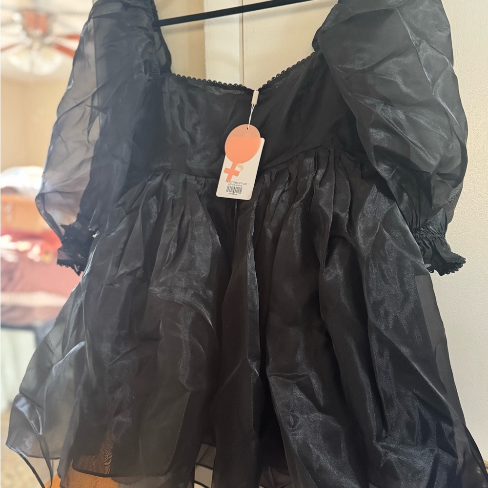 Selkie caviar puff dress XXL
